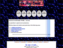 Tablet Screenshot of anyeventorparty.com